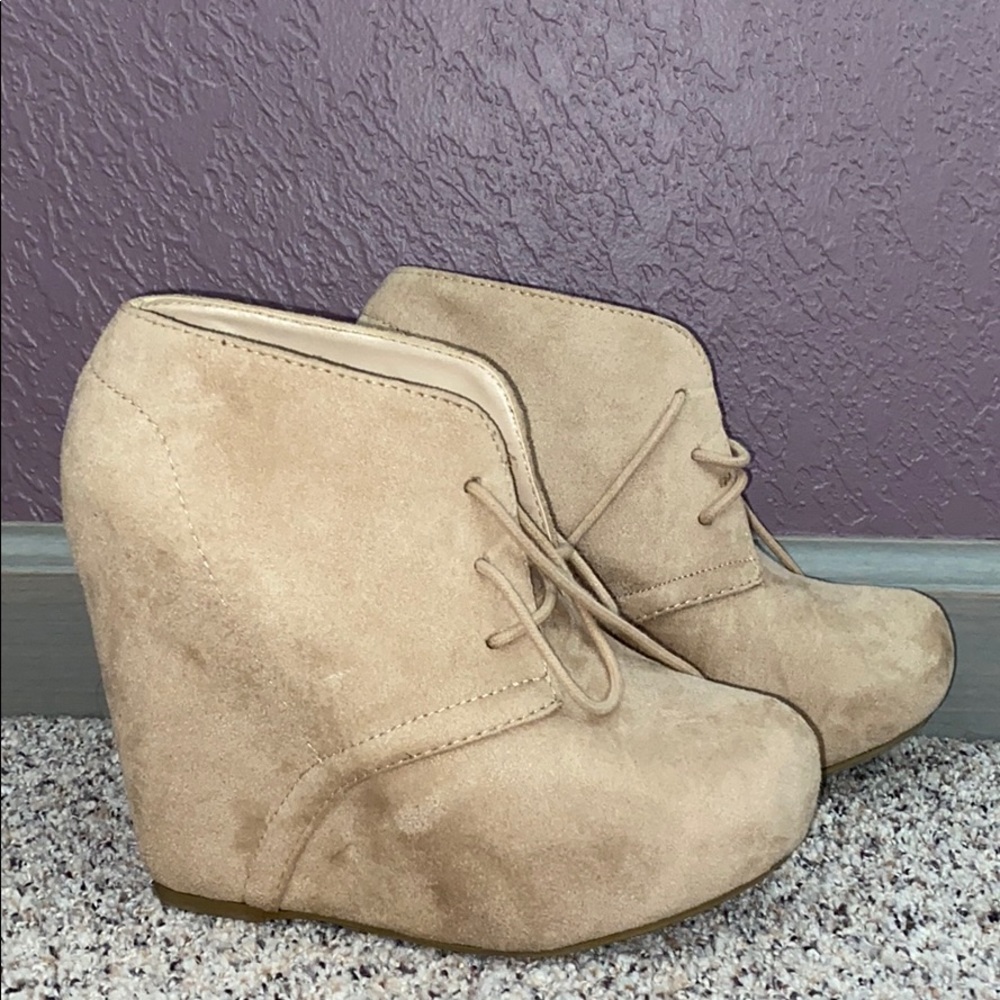 Charlotte Russe nude booties